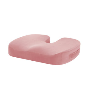 AuraCushion™ Orthopedic Memory Foam Seat Cushion - Crystal velvet pink
