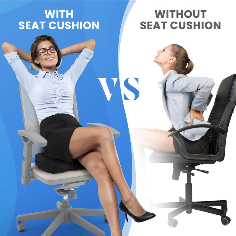 AuraCushion™ Orthopedic Memory Foam Seat Cushion