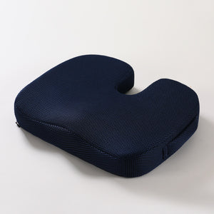 AuraCushion™ Orthopedic Memory Foam Seat Cushion - mesh navy blue