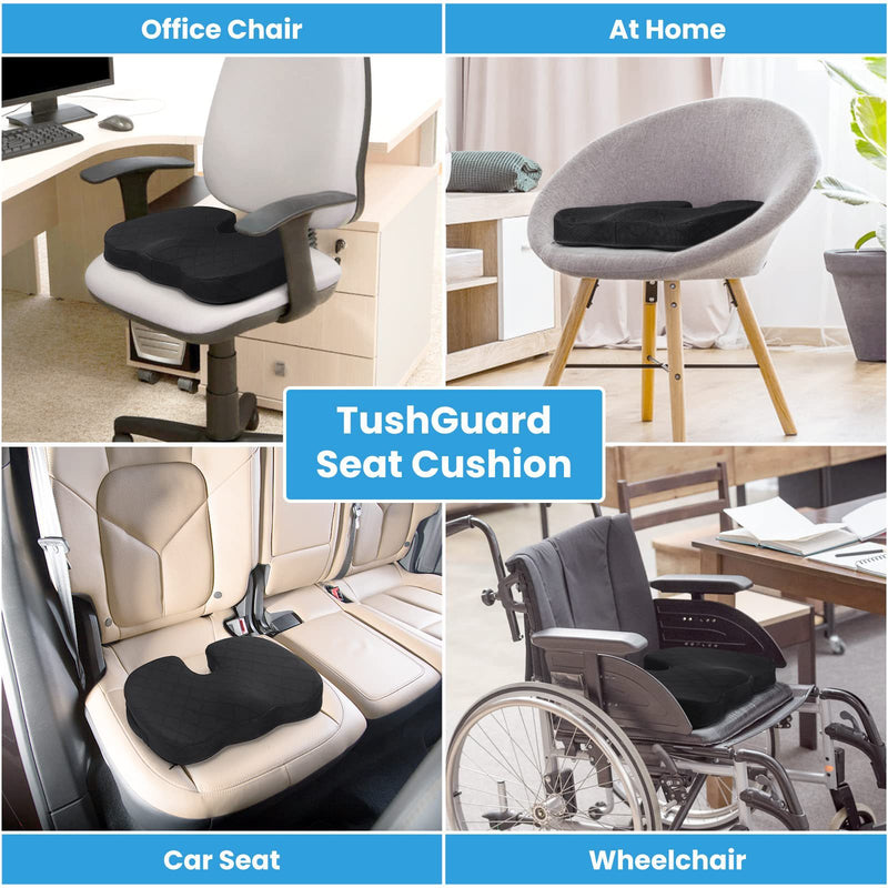 AuraCushion™ Orthopedic Memory Foam Seat Cushion