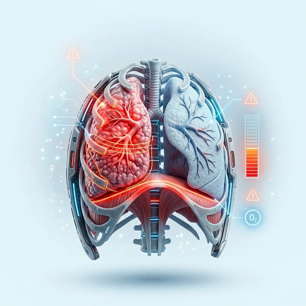 Compressed Diaphragm illustration