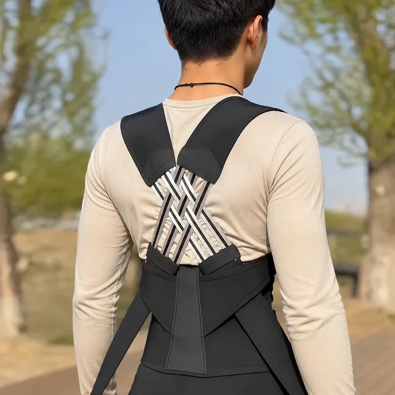 Jasmine C. review photo showing AuraPosture brace